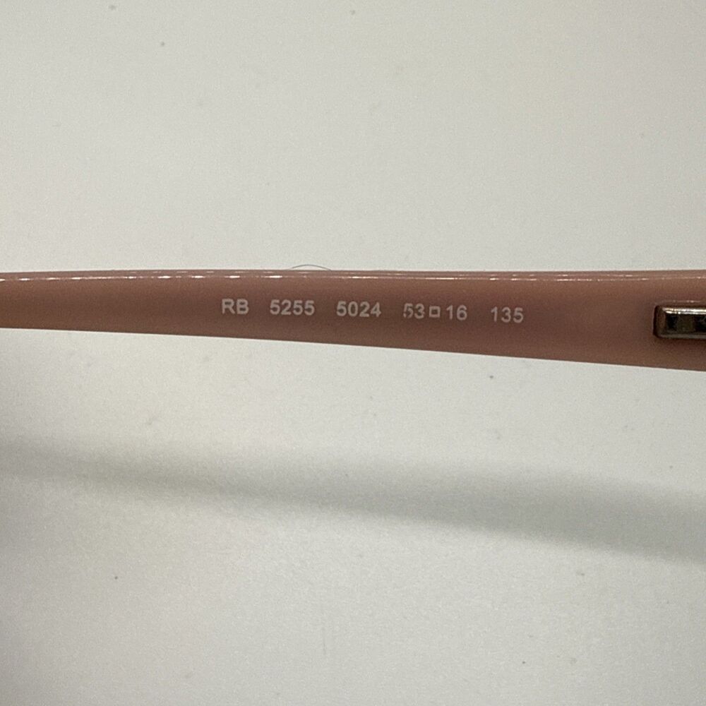 Ray-Ban RB5255 5024 Eyeglasses Frames Black Pink Full Rim 53-16-135 - Picture 6 of 8